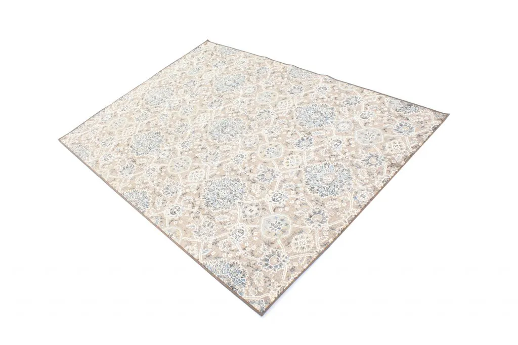 Wiltonmatta - Sanandaj (blå-beige)