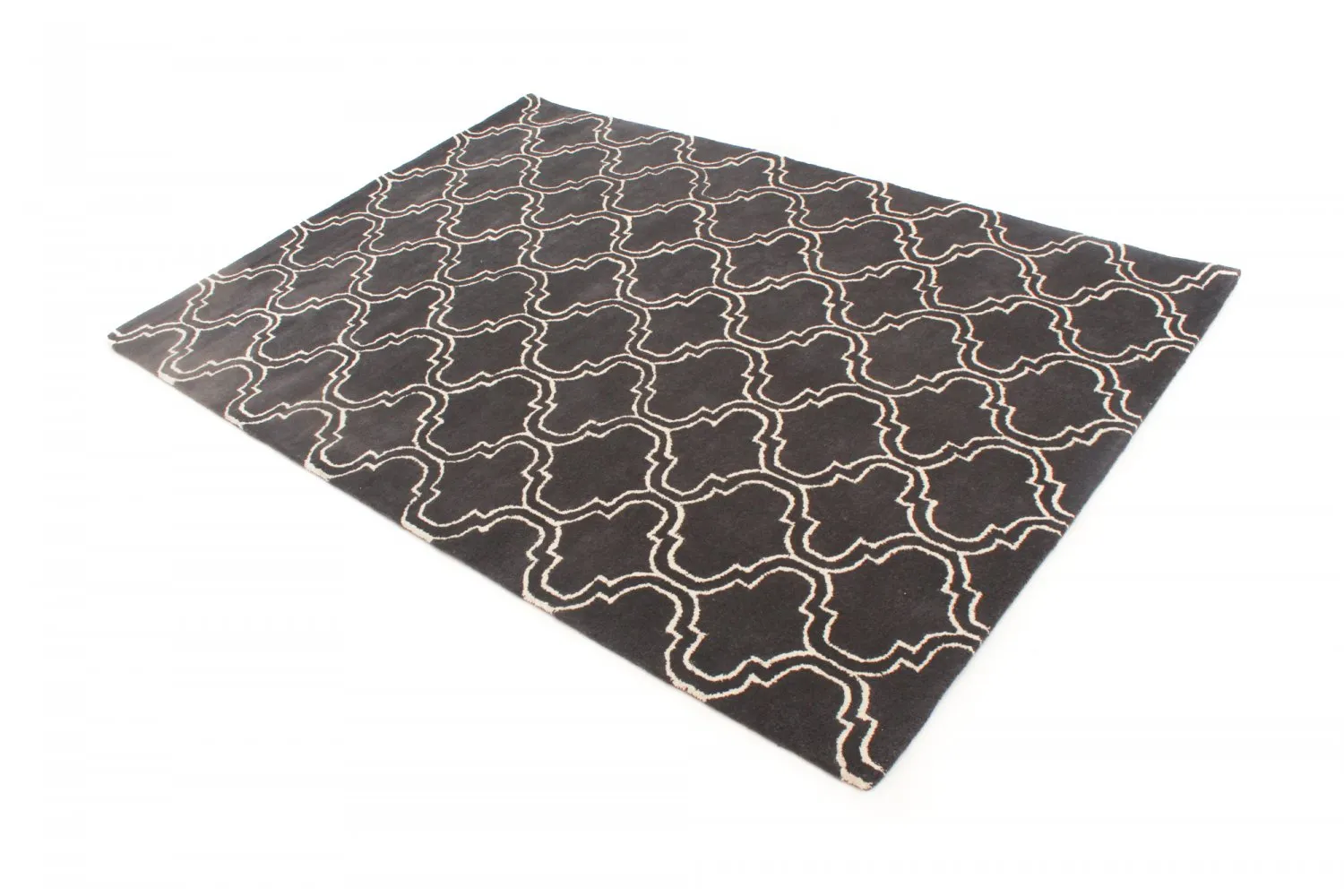 Tapete de lã - Korinth (cinza escuro)