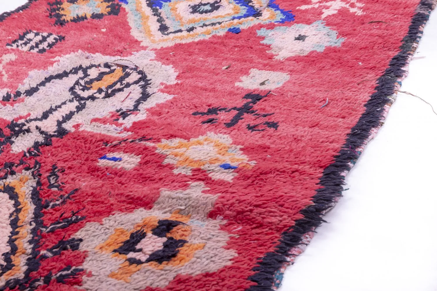 Tapete Berbere Marroquino Boucherouite 240 x 90 cm