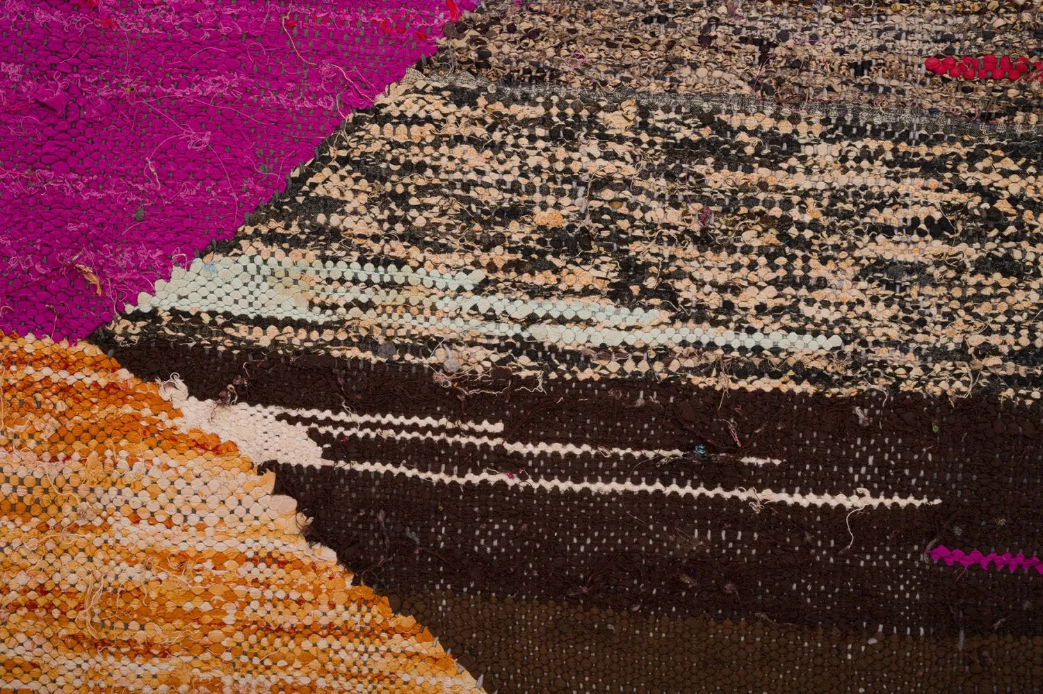 Tapete Berbere Marroquino Boucherouite 130 x 275 cm