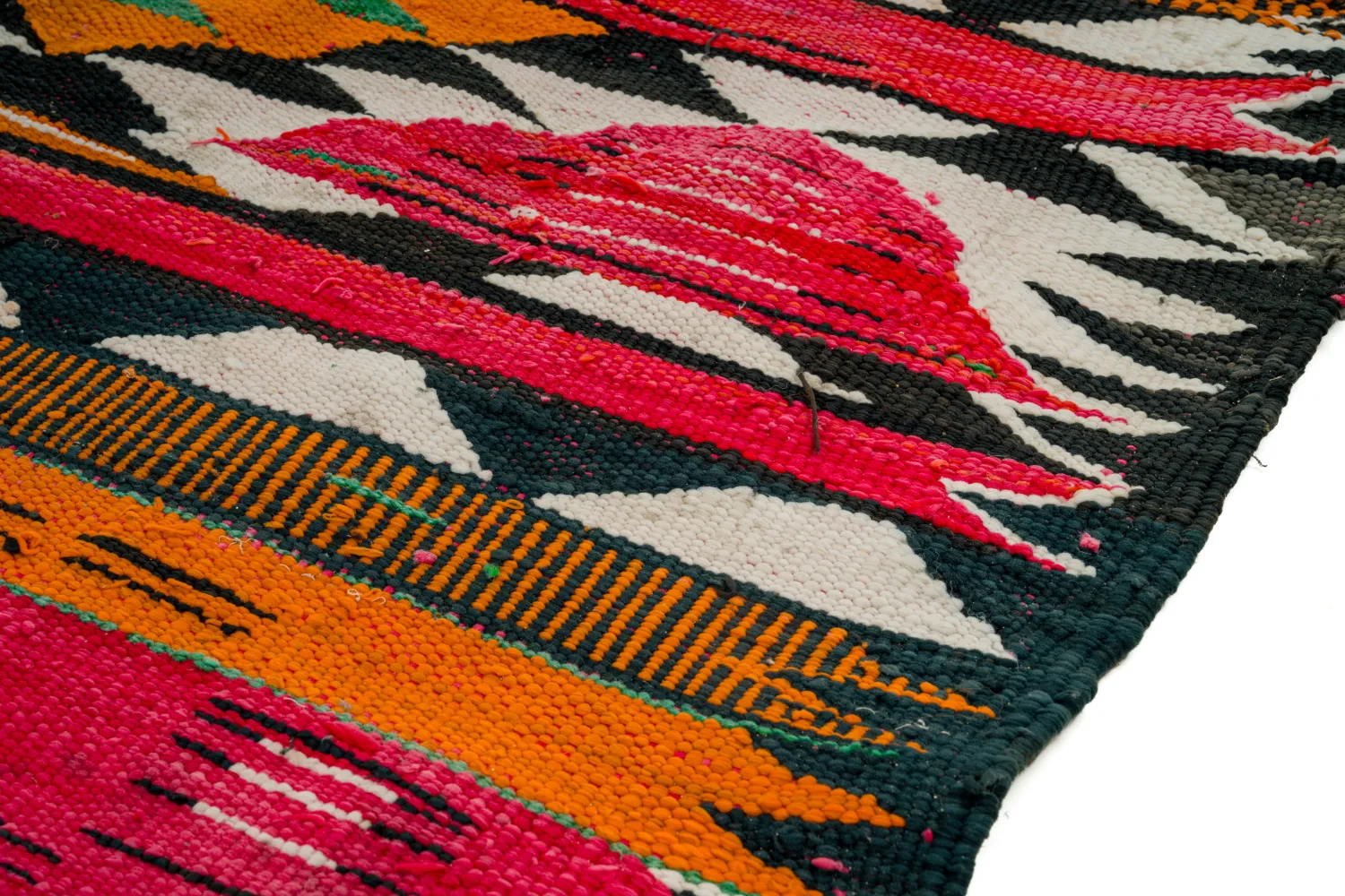 Tapete Berbere Marroquino Boucherouite 150 x 365 cm