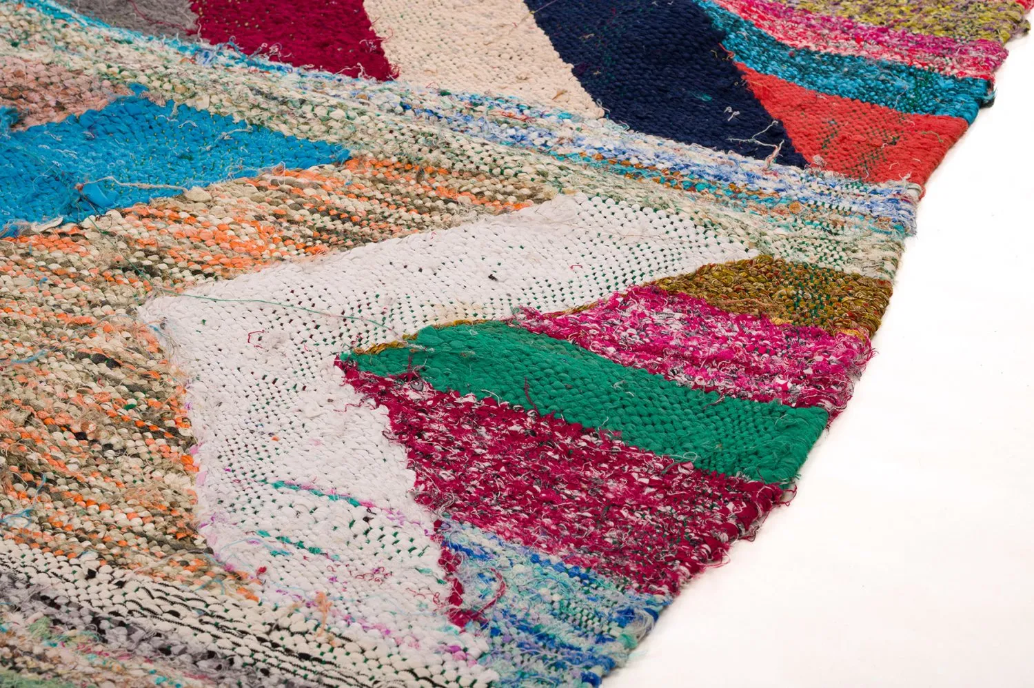 Tapete Berbere Marroquino Boucherouite 130 x 275 cm