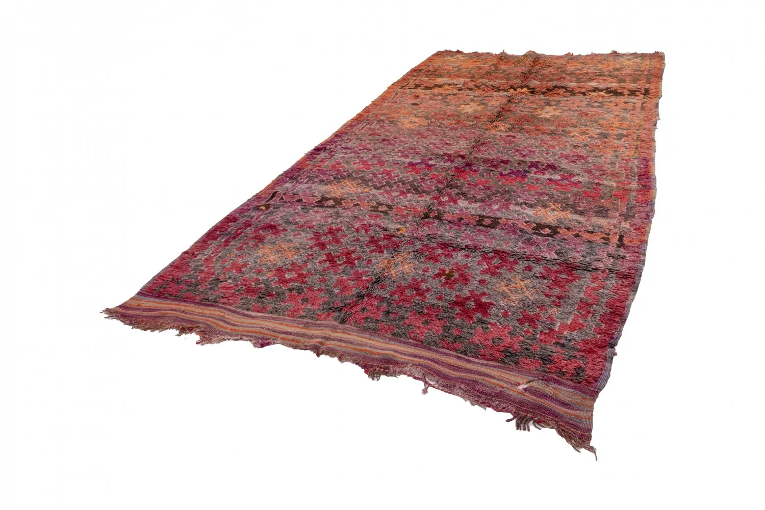 Tapete Kilim Marroquino Azilal 345 x 195 cm