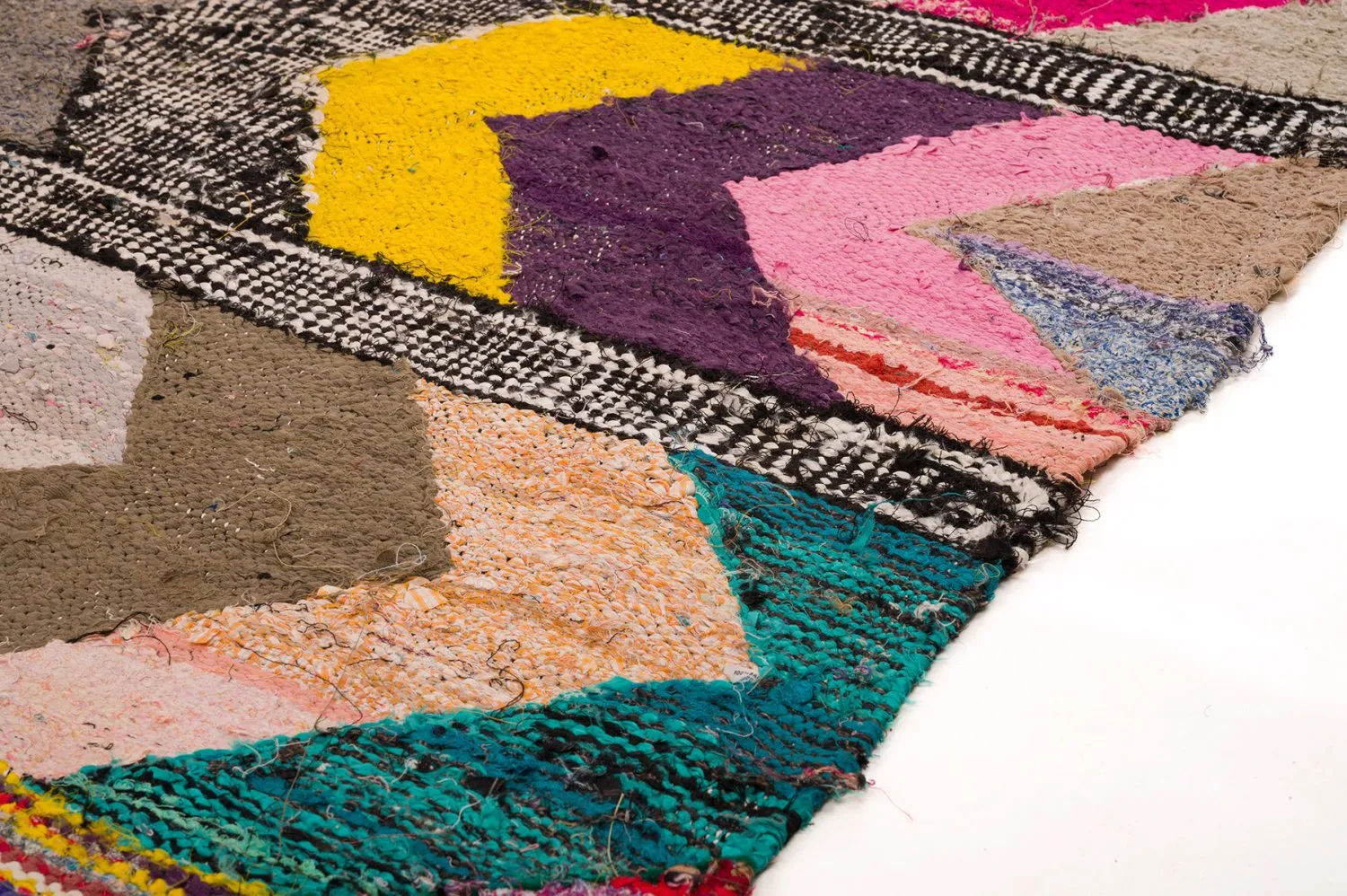 Tapete Berbere Marroquino Boucherouite 160 x 325 cm