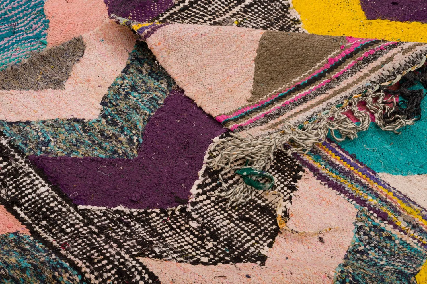 Tapete Berbere Marroquino Boucherouite 160 x 325 cm