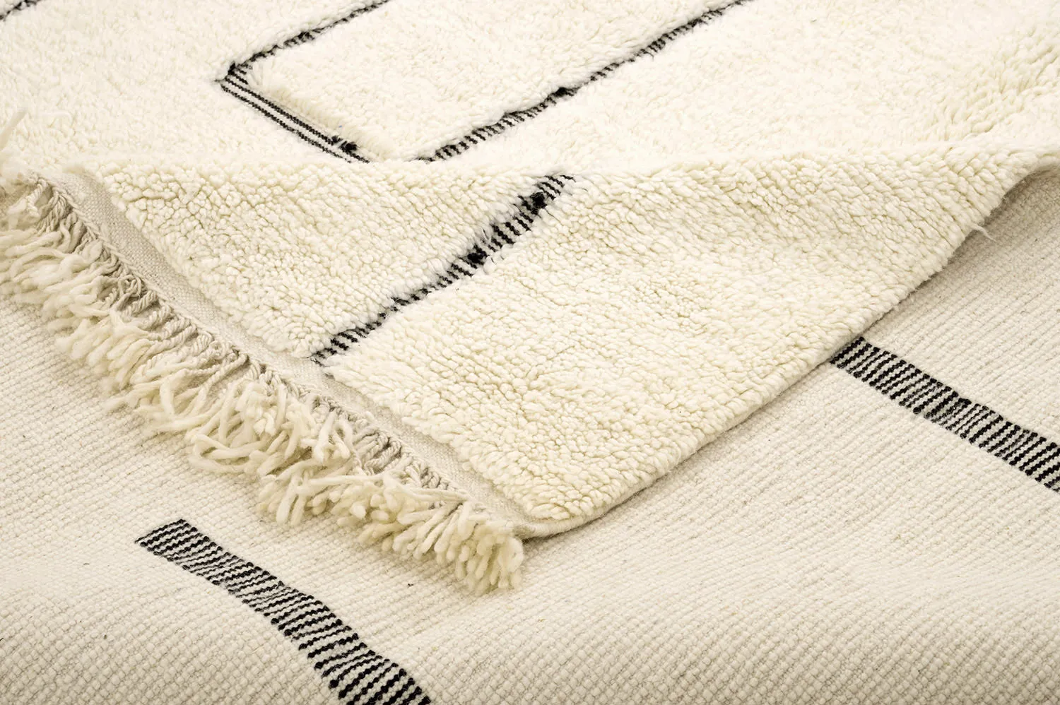 Tapete Kilim Marroquino Beni Ourain 200 x 315 cm