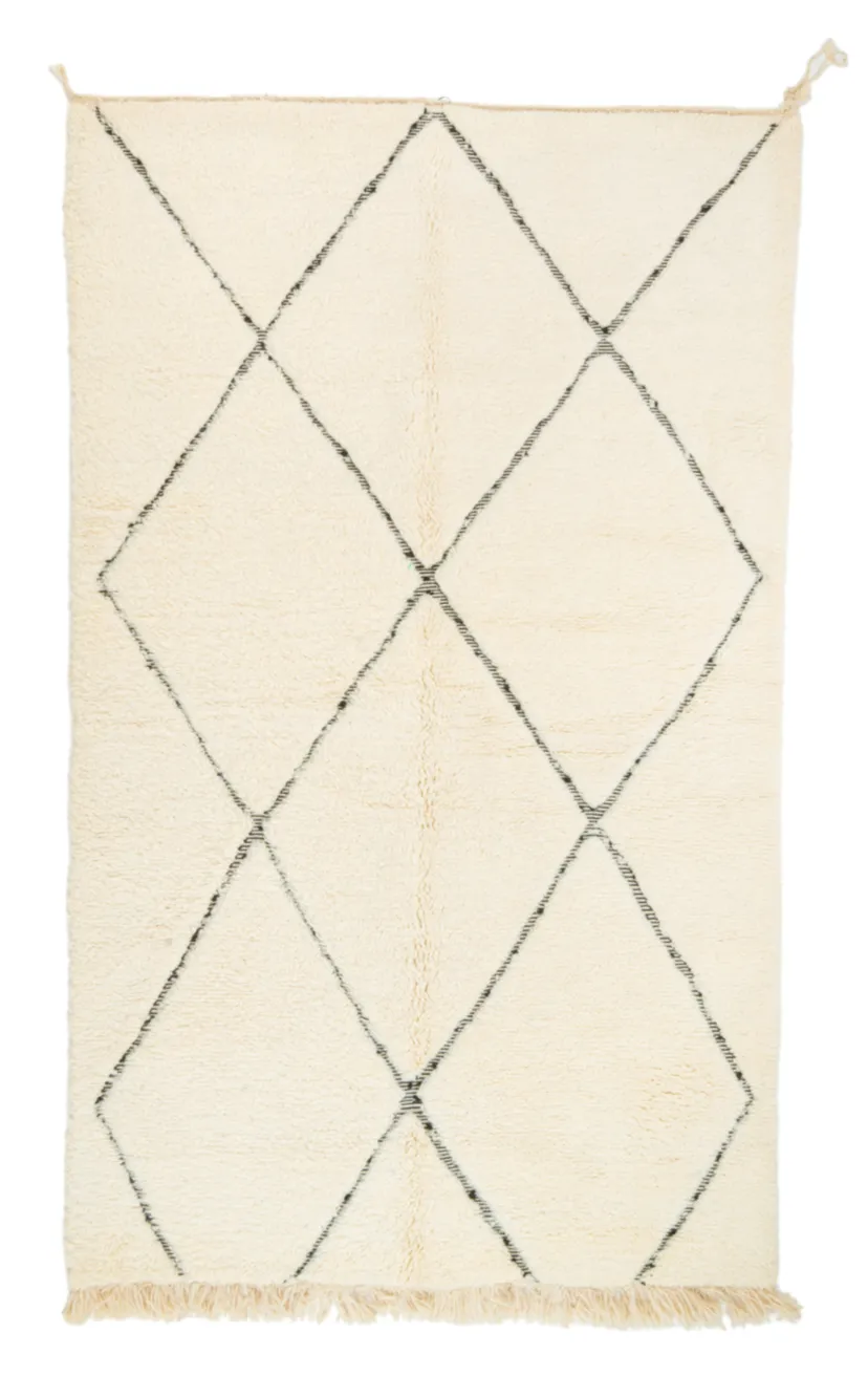 Tapete Kilim Marroquino Beni Ourain 155 x 265 cm