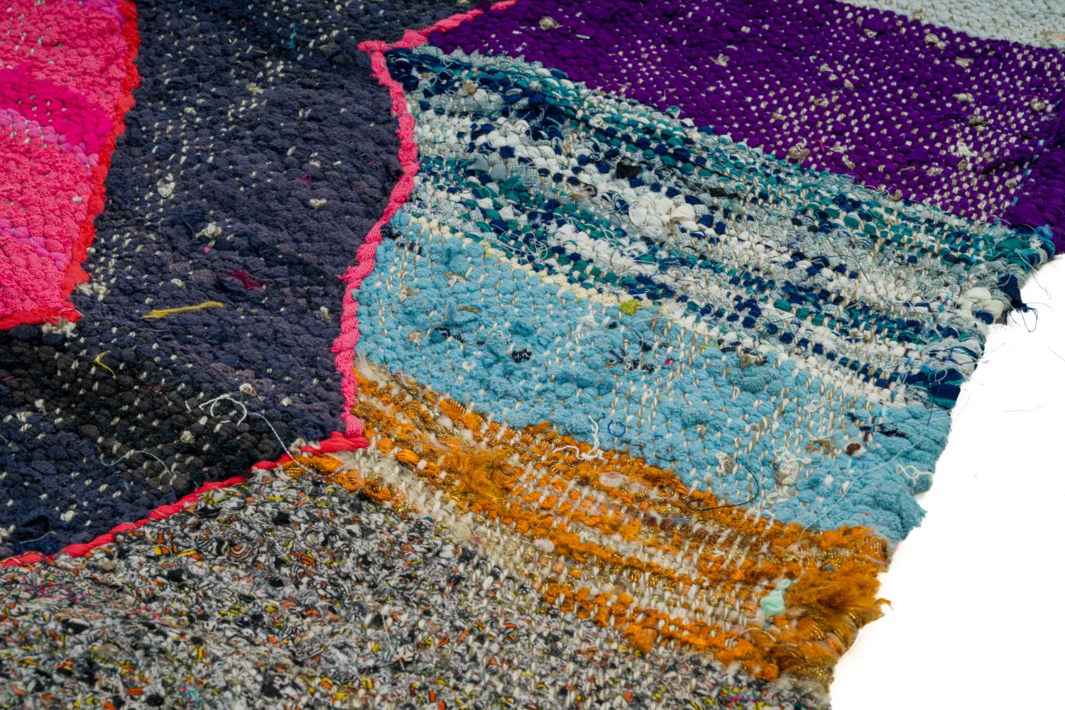 Tapete Berbere Marroquino Boucherouite 150 x 255 cm