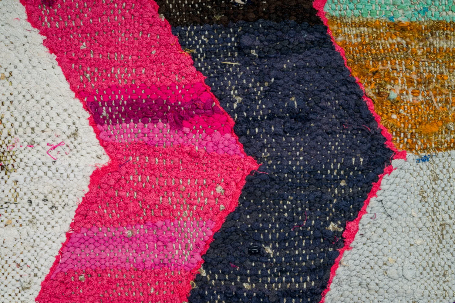 Tapete Berbere Marroquino Boucherouite 150 x 255 cm