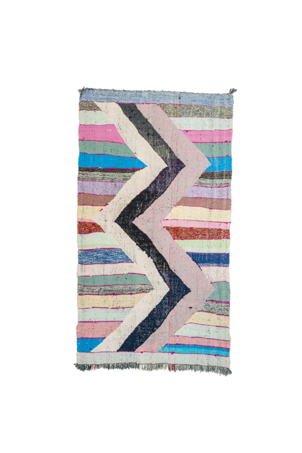 Tapete Berbere Marroquino Boucherouite 130 x 230 cm