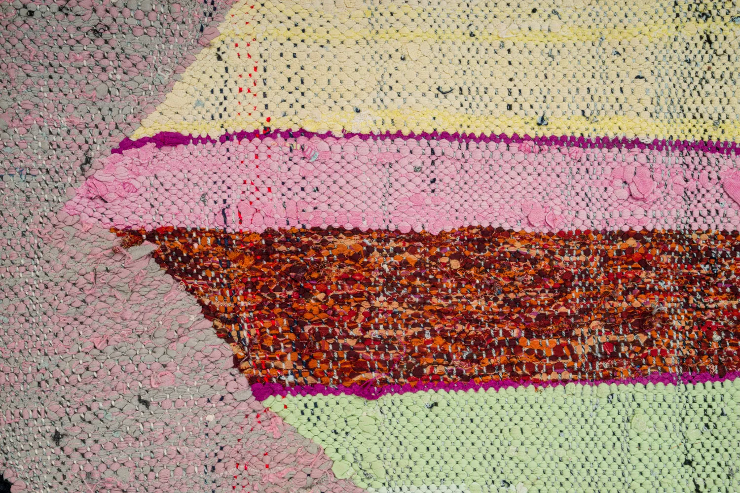 Tapete Berbere Marroquino Boucherouite 130 x 230 cm