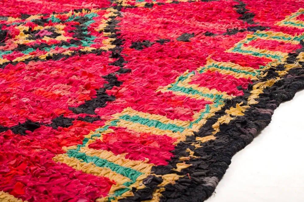 Tapete Berbere Marroquino Boucherouite 340 x 165 cm