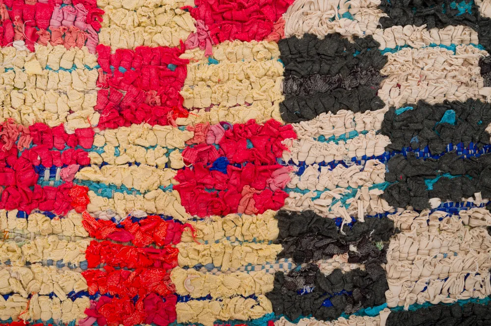 Tapete Berbere Marroquino Boucherouite 360 x 125 cm