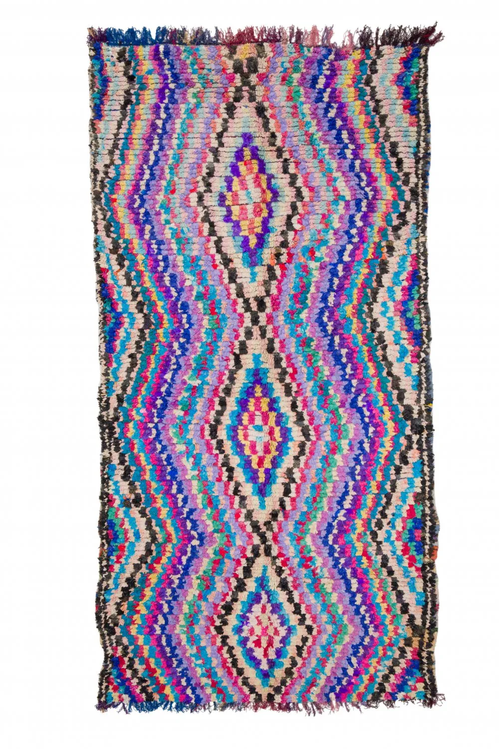 Tapete Berbere Marroquino Boucherouite 305 x 155 cm