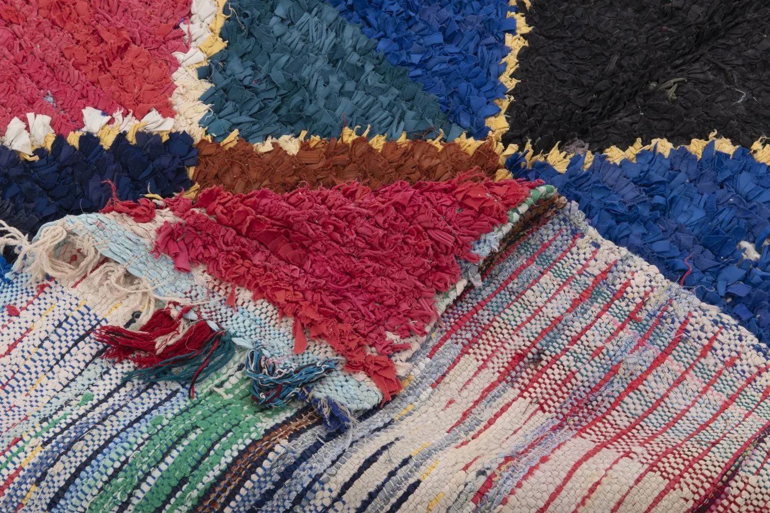 Tapete Berbere Marroquino Boucherouite 250 x 120 cm