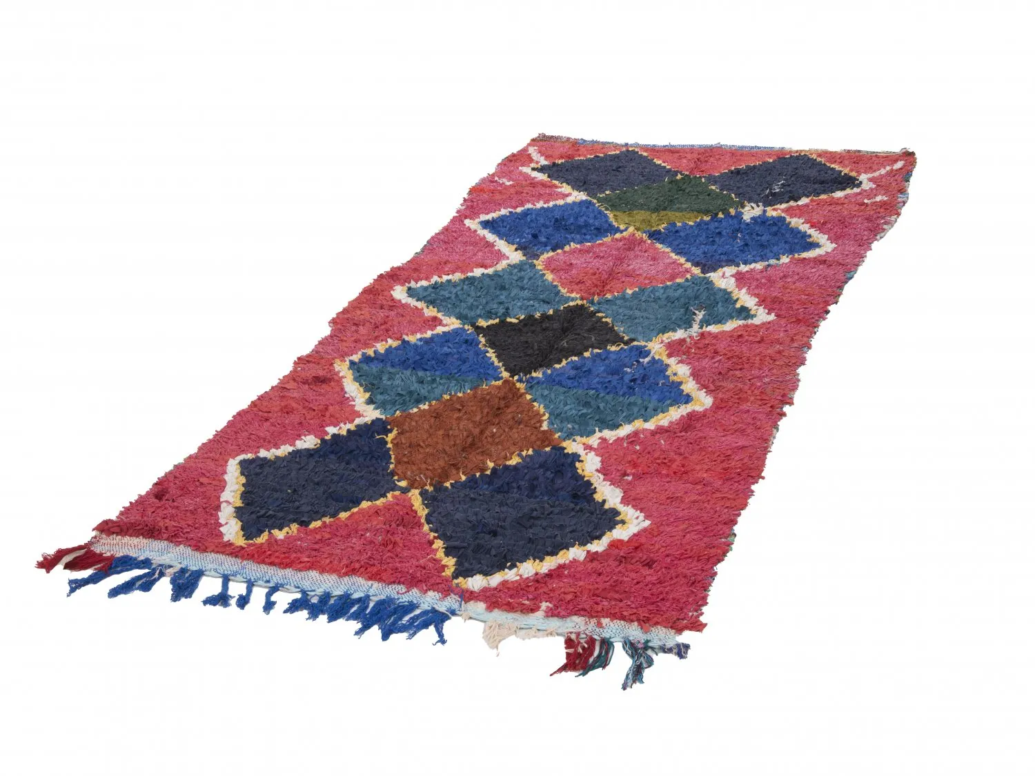 Tapete Berbere Marroquino Boucherouite 250 x 120 cm