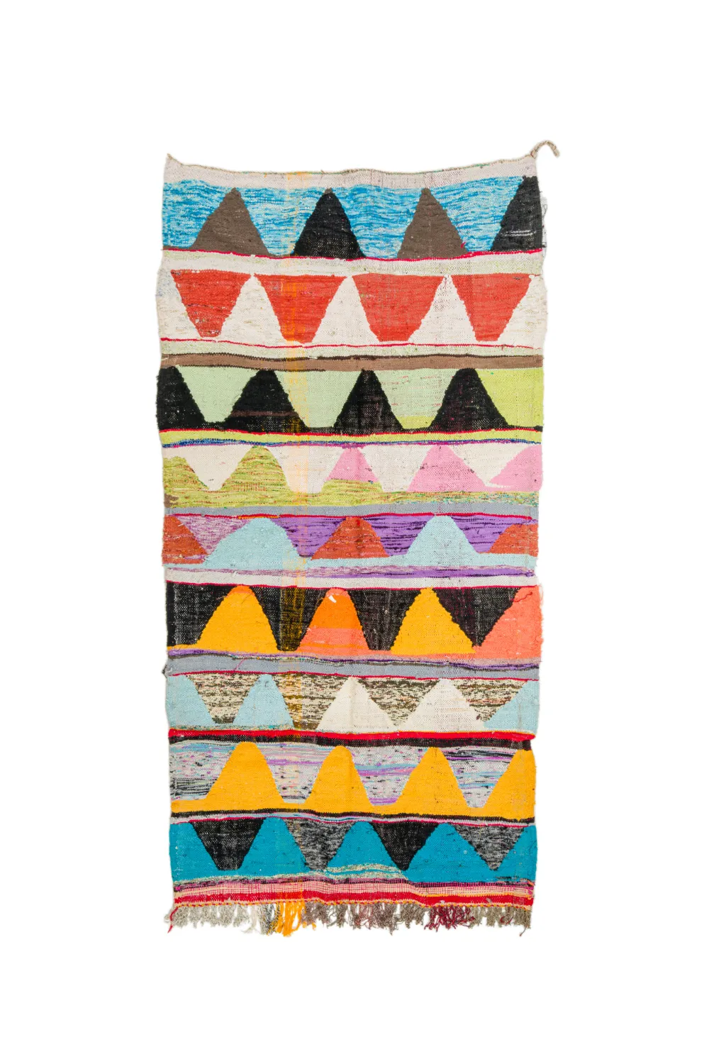 Tapete Berbere Marroquino Boucherouite 135 x 270 cm