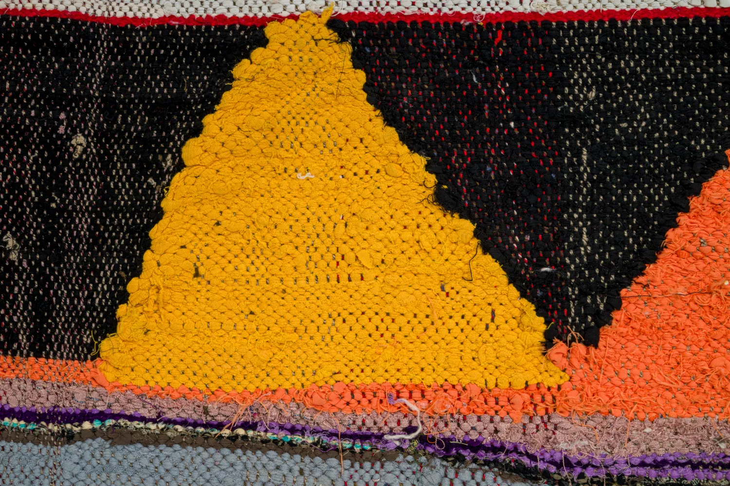 Tapete Berbere Marroquino Boucherouite 135 x 270 cm