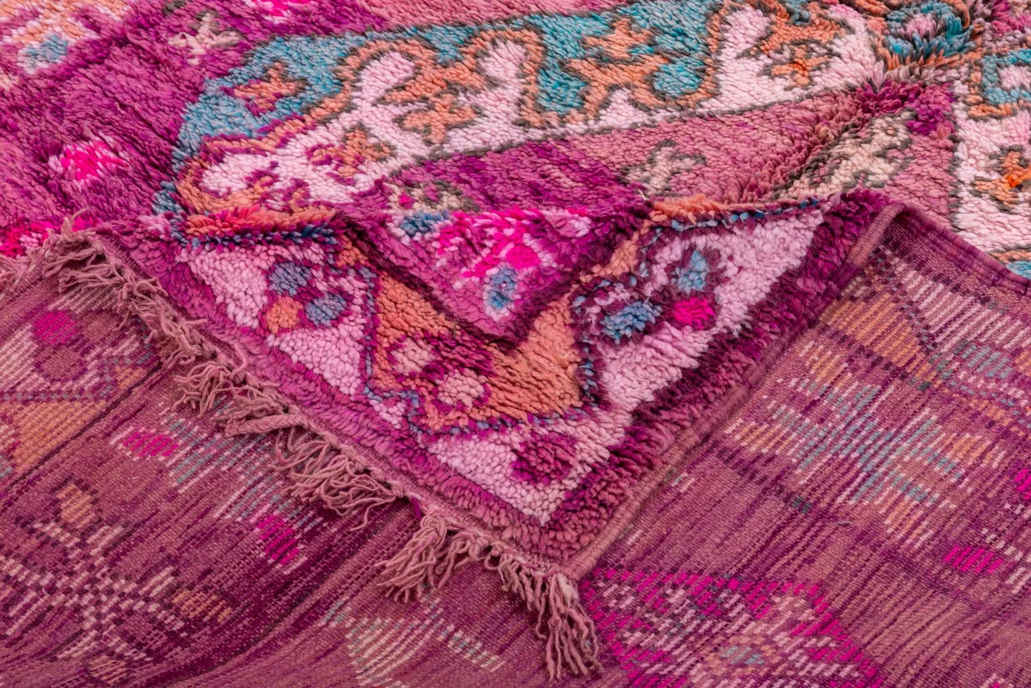 Tapete Kilim Marroquino Azilal 305 x 195 cm