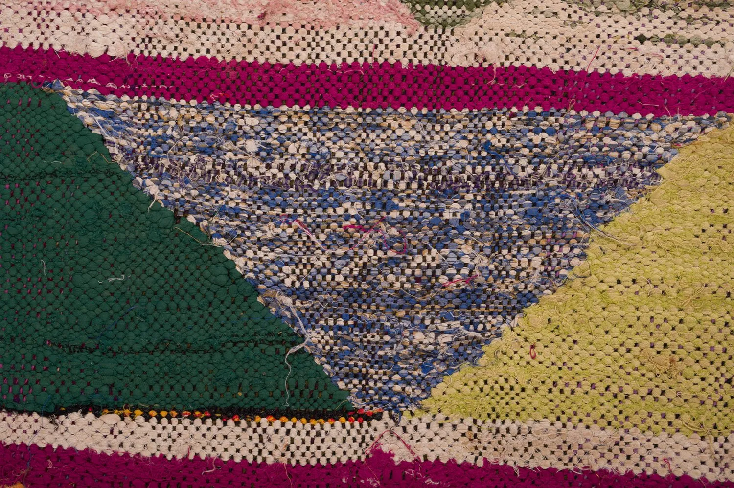 Tapete Berbere Marroquino Boucherouite 135 x 265 cm