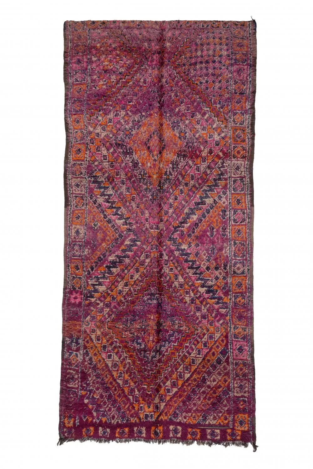 Tapete Kilim Marroquino Azilal 390 x 165 cm