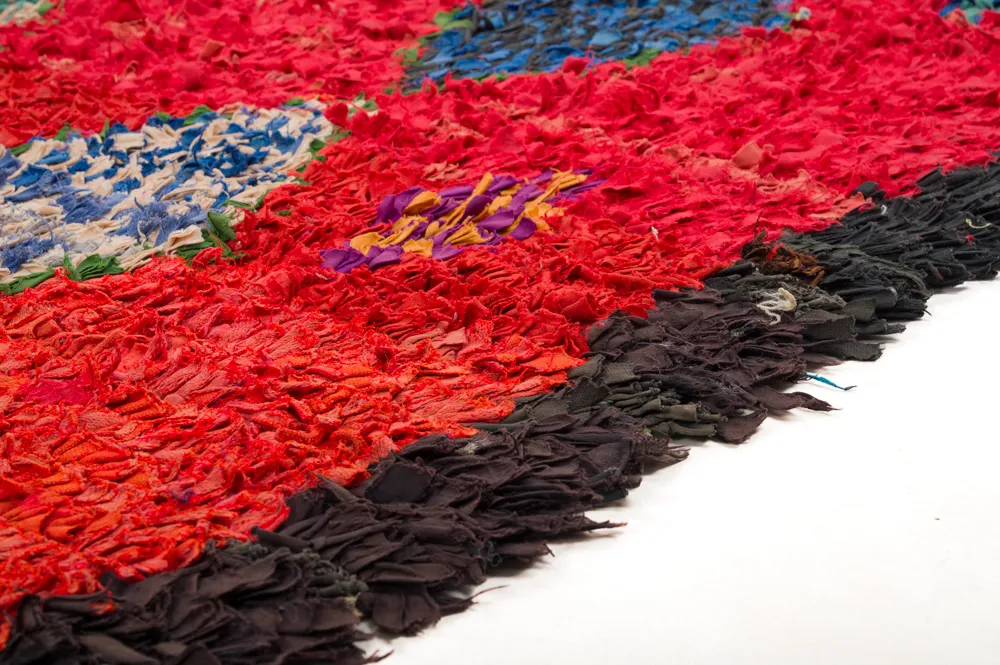 Tapete Berbere Marroquino Boucherouite 290 x 150 cm