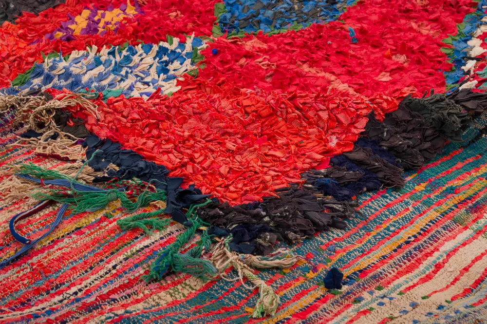 Tapete Berbere Marroquino Boucherouite 290 x 150 cm