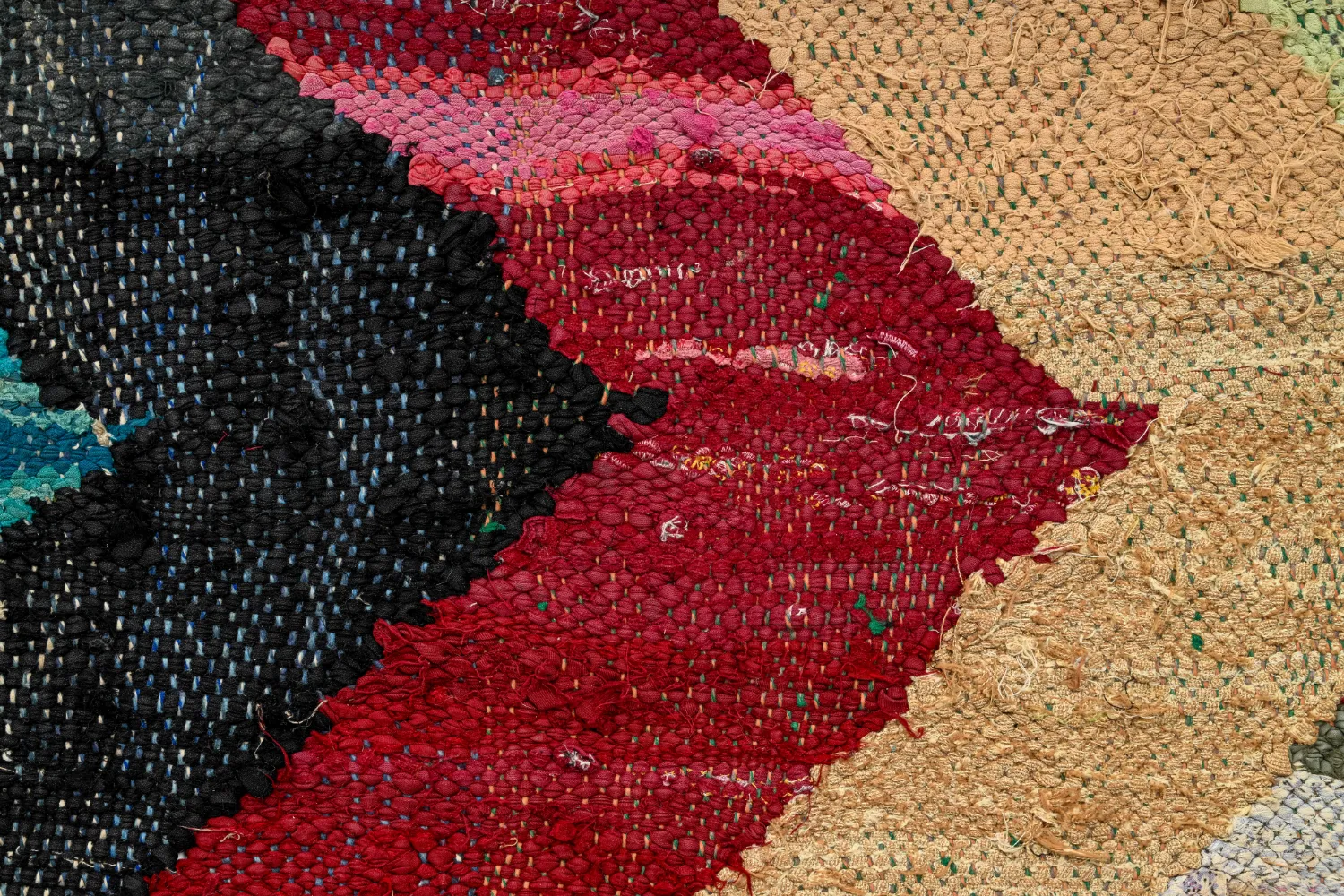 Tapete Berbere Marroquino Boucherouite 150 x 300 cm