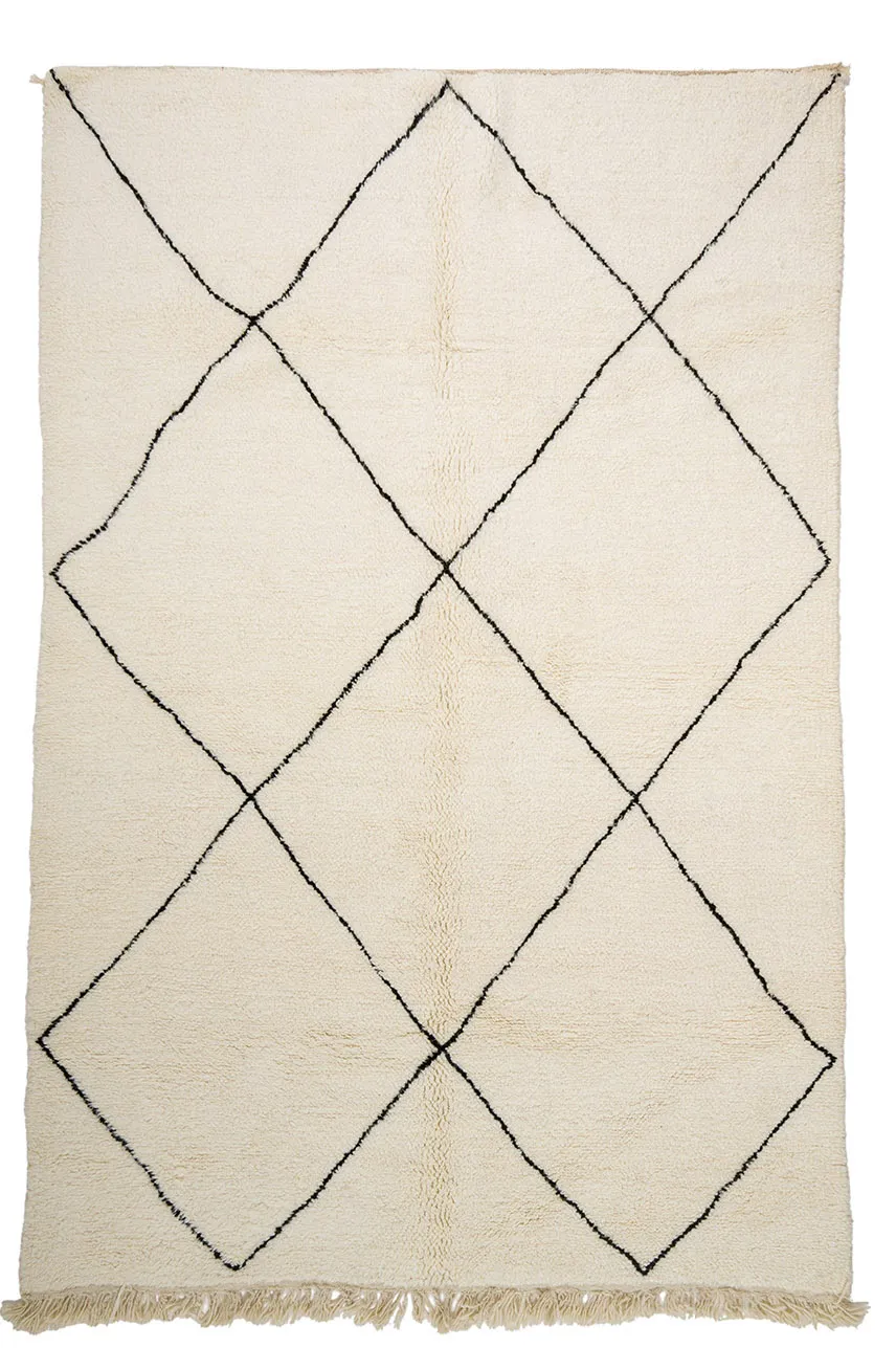Tapete Kilim Marroquino Beni Ourain 200 x 305 cm