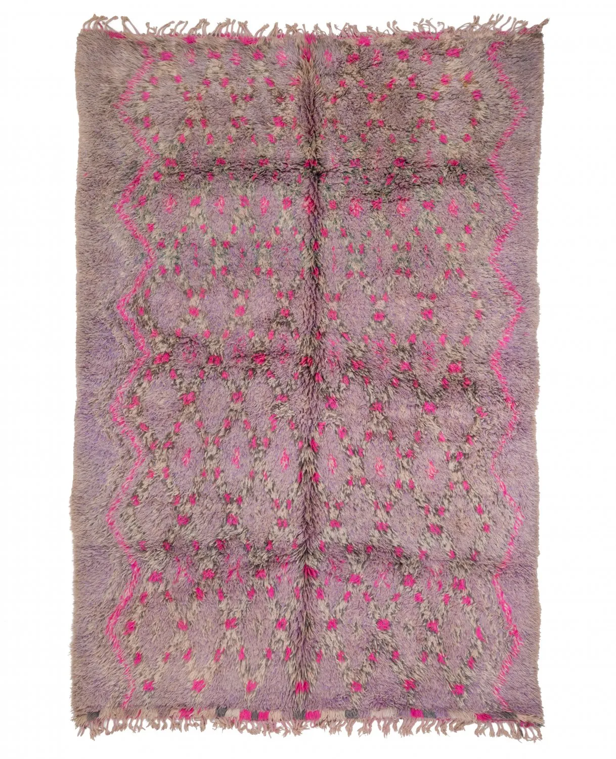 Tapete Kilim Marroquino Azilal 305 x 200 cm