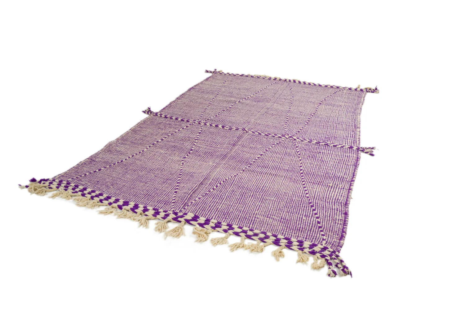 Tapete Berbere Marroquino Boucherouite 170 x 260 cm
