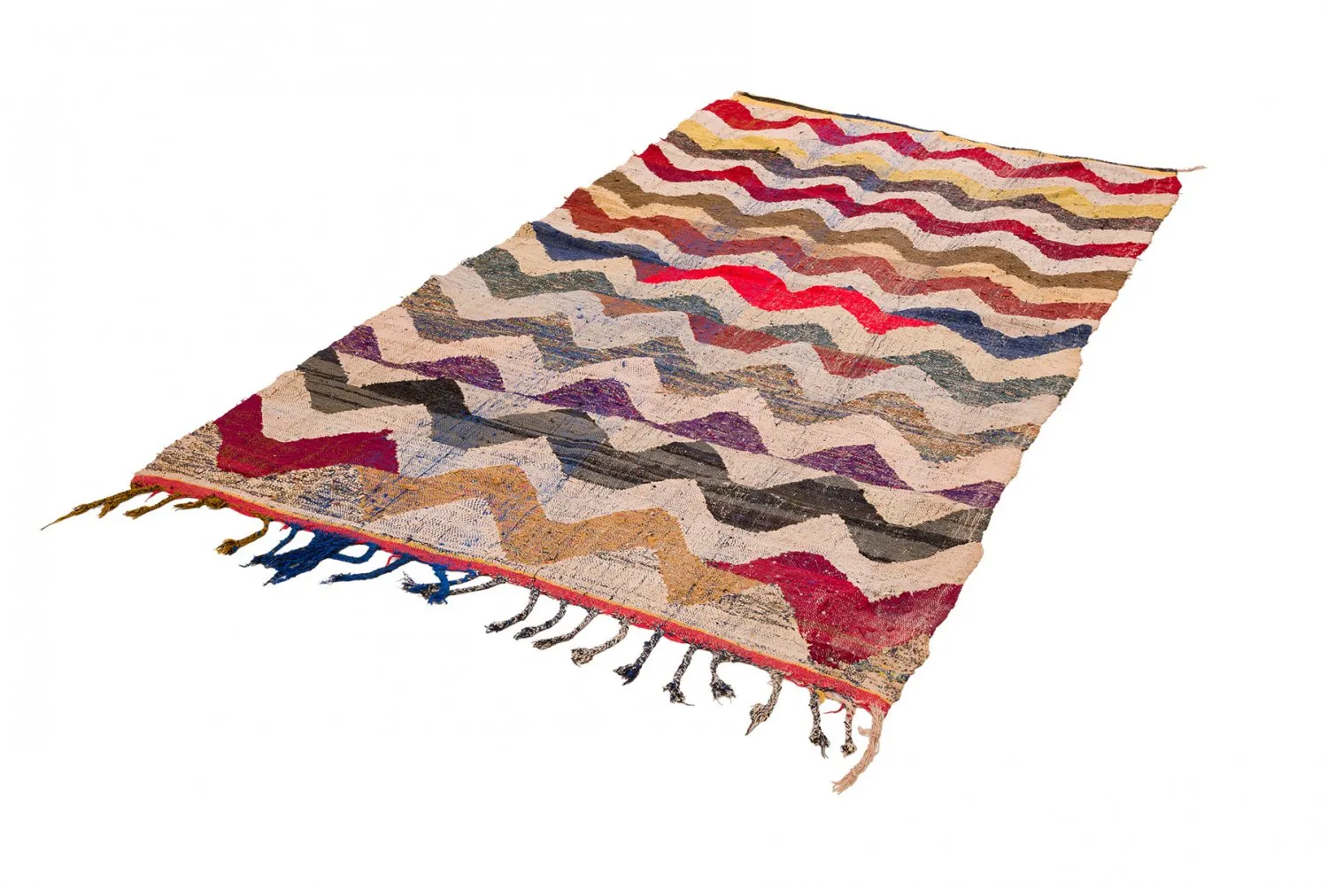 Tapete Berbere Marroquino Boucherouite 150 x 285 cm