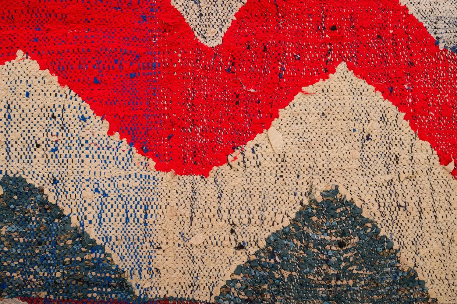 Tapete Berbere Marroquino Boucherouite 150 x 285 cm