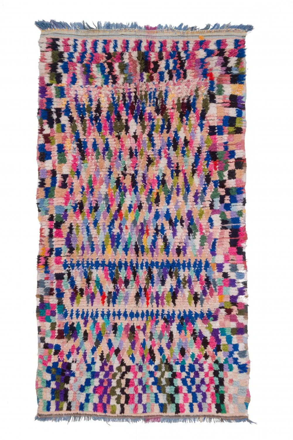 Tapete Berbere Marroquino Boucherouite 265 x 145 cm