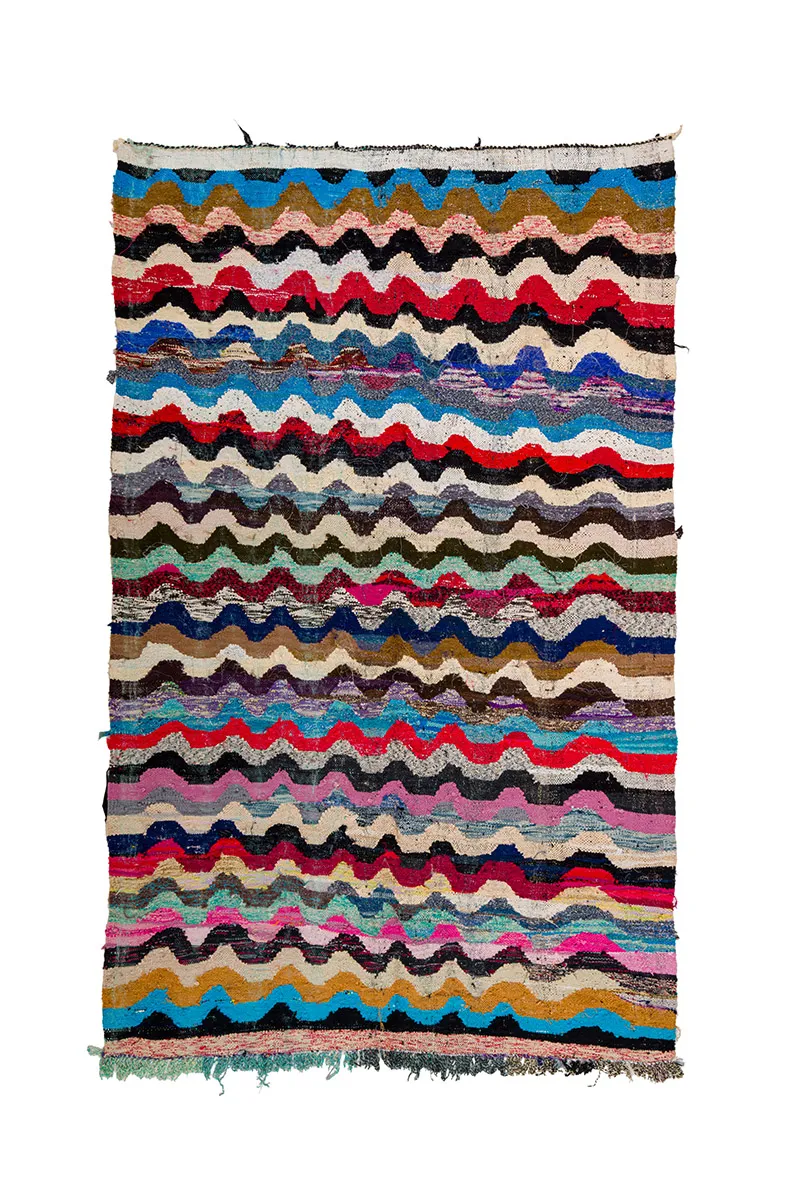 Tapete Berbere Marroquino Boucherouite 170 x 270 cm