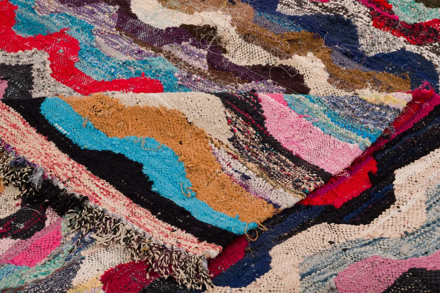 Tapete Berbere Marroquino Boucherouite 170 x 270 cm