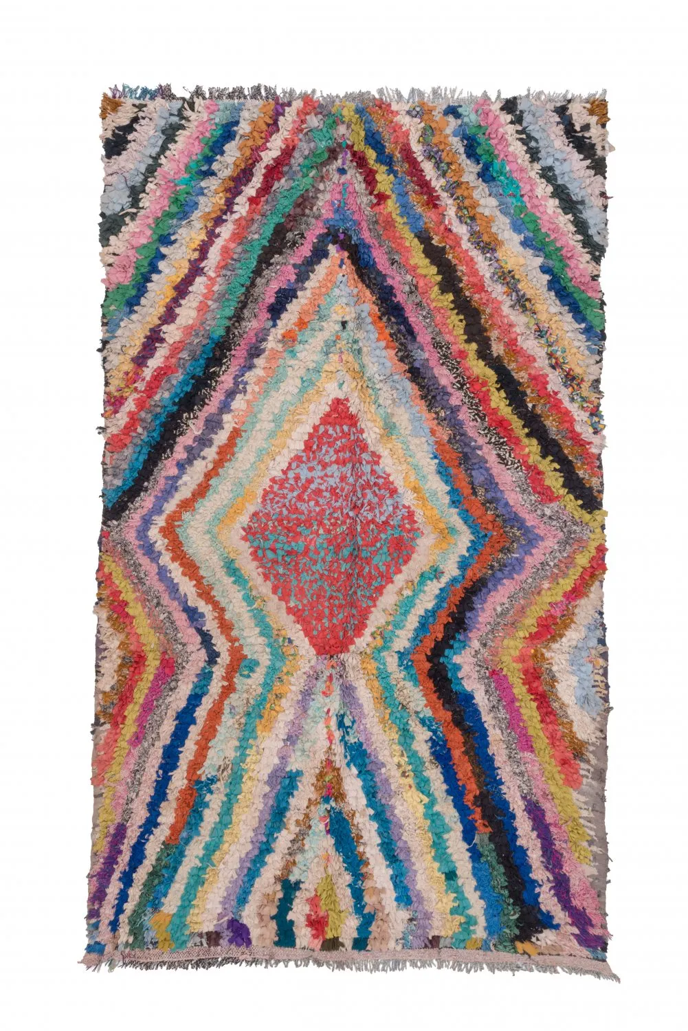Tapete Berbere Marroquino Boucherouite 255 x 150 cm