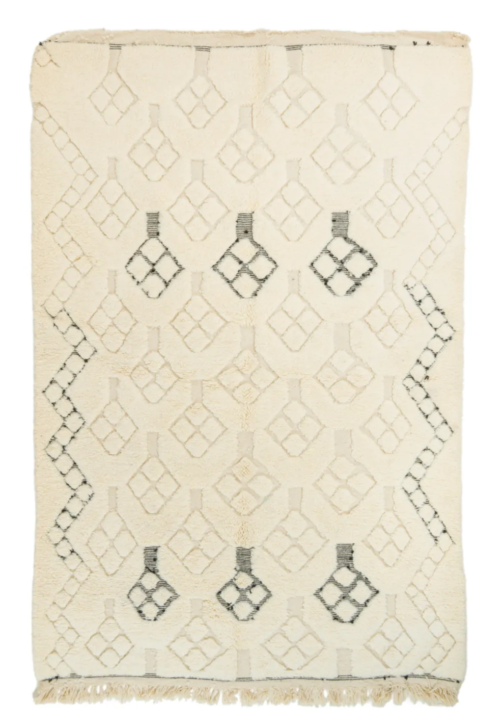 Tapete Kilim Marroquino Beni Ourain 160 x 260 cm
