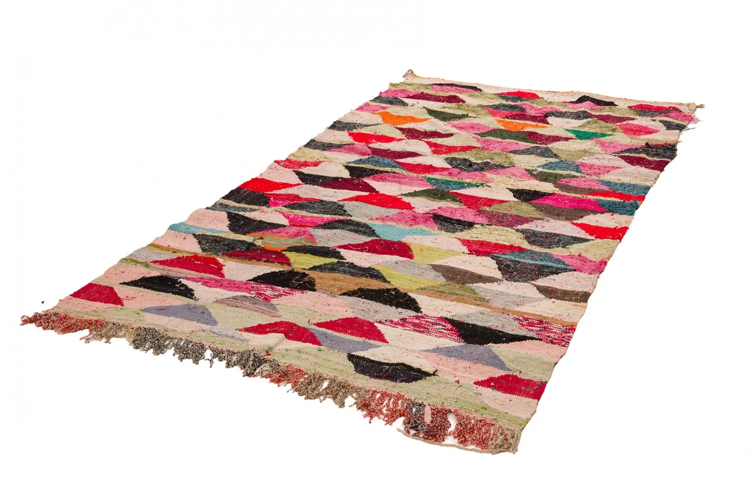 Tapete Berbere Marroquino Boucherouite 155 x 290 cm