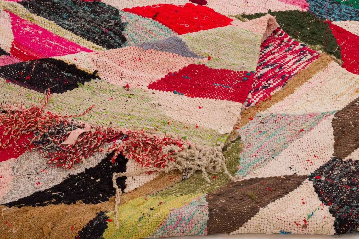 Tapete Berbere Marroquino Boucherouite 155 x 290 cm