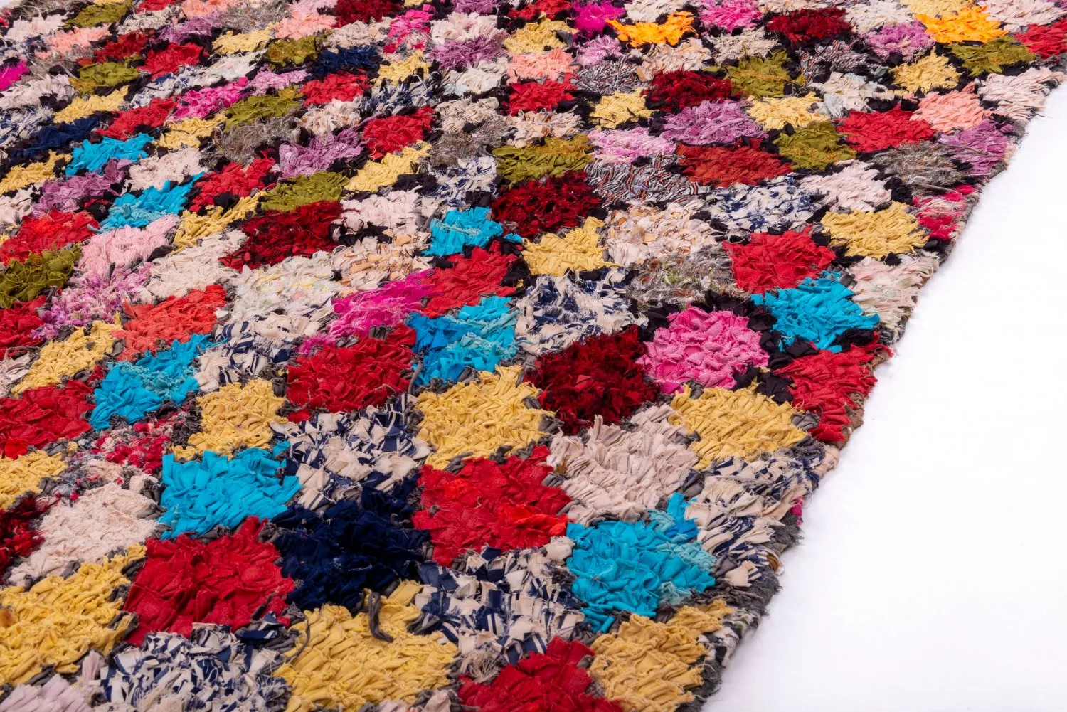Tapete Berbere Marroquino Boucherouite 300 x 135 cm