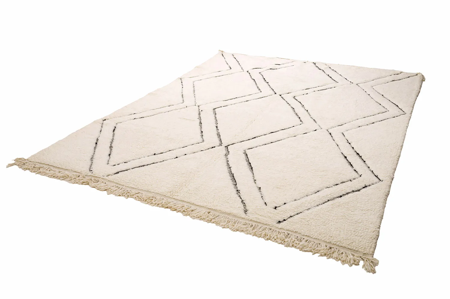 Tapete Kilim Marroquino Beni Ourain 210 x 300 cm