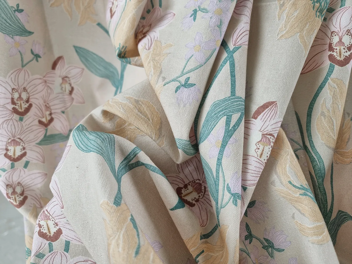 Toalha de mesa de algodão Florina (rosa)