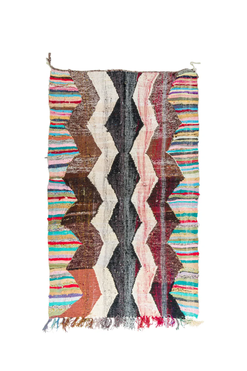 Tapete Berbere Marroquino Boucherouite 140 x 230 cm