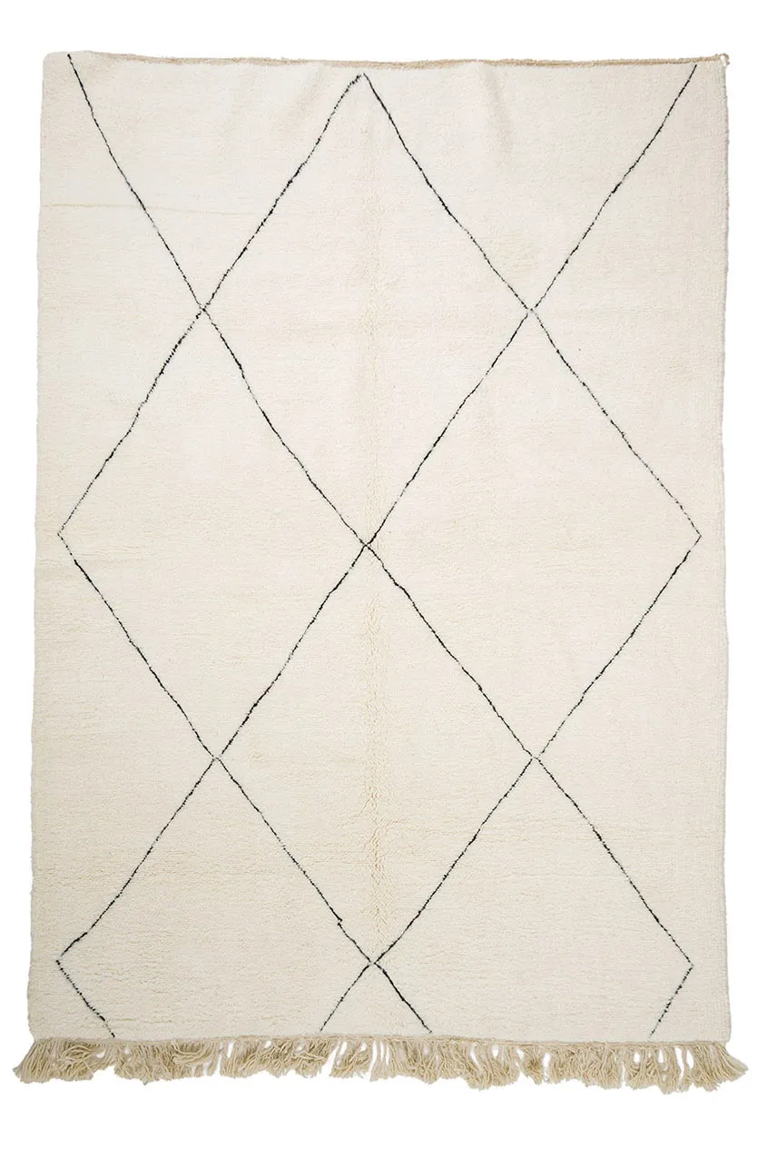 Tapete Kilim Marroquino Beni Ourain 210 x 295 cm