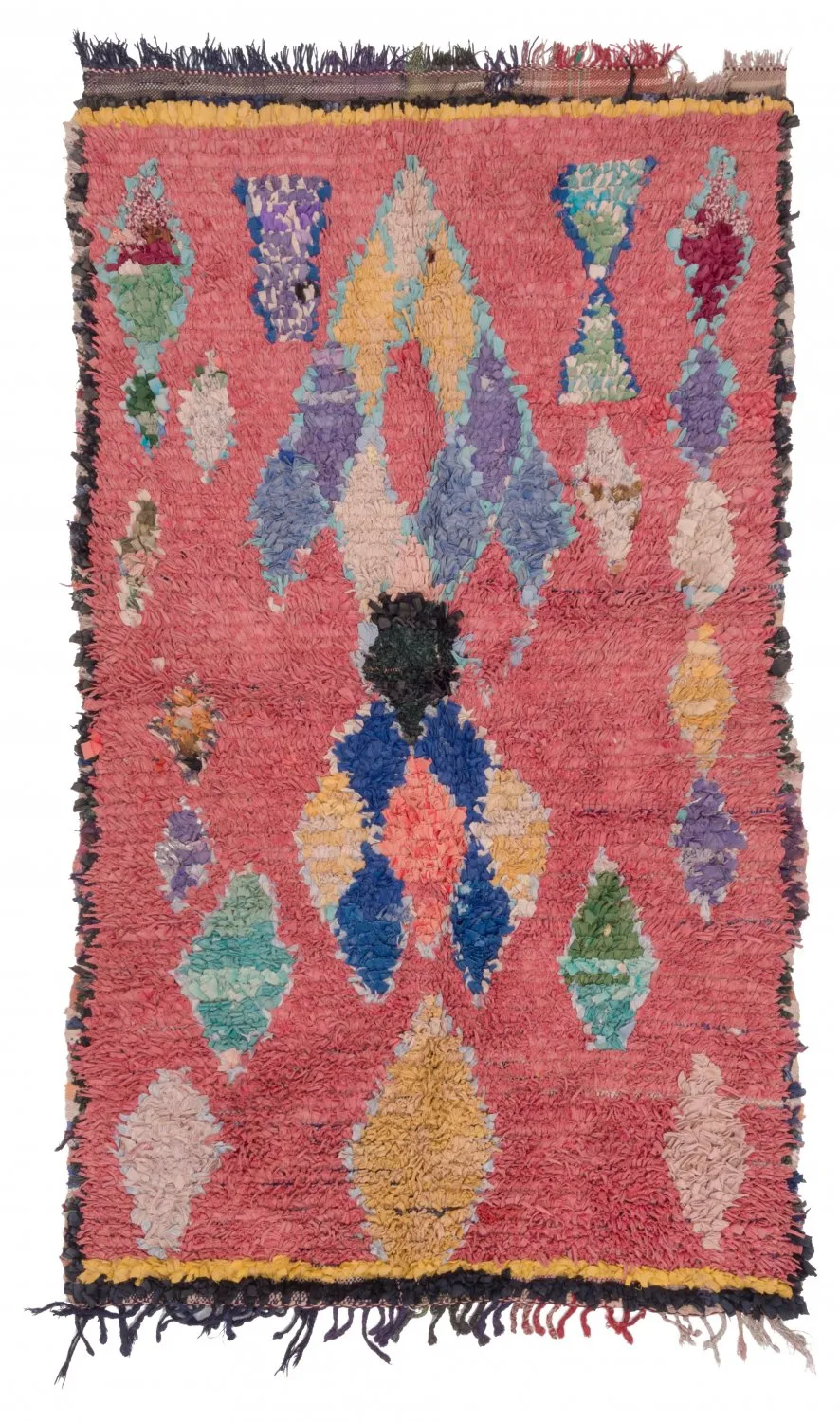 Tapete Berbere Marroquino Boucherouite 325 x 130 cm