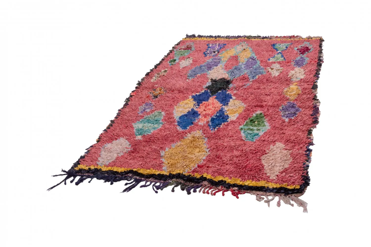 Tapete Berbere Marroquino Boucherouite 325 x 130 cm
