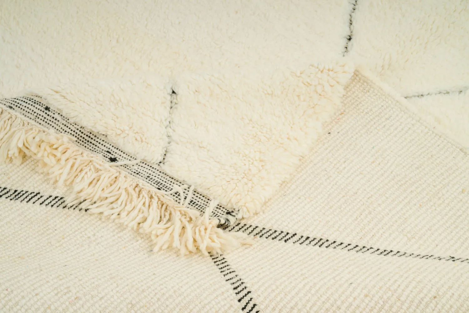 Tapete Kilim Marroquino Beni Ourain 170 x 250 cm