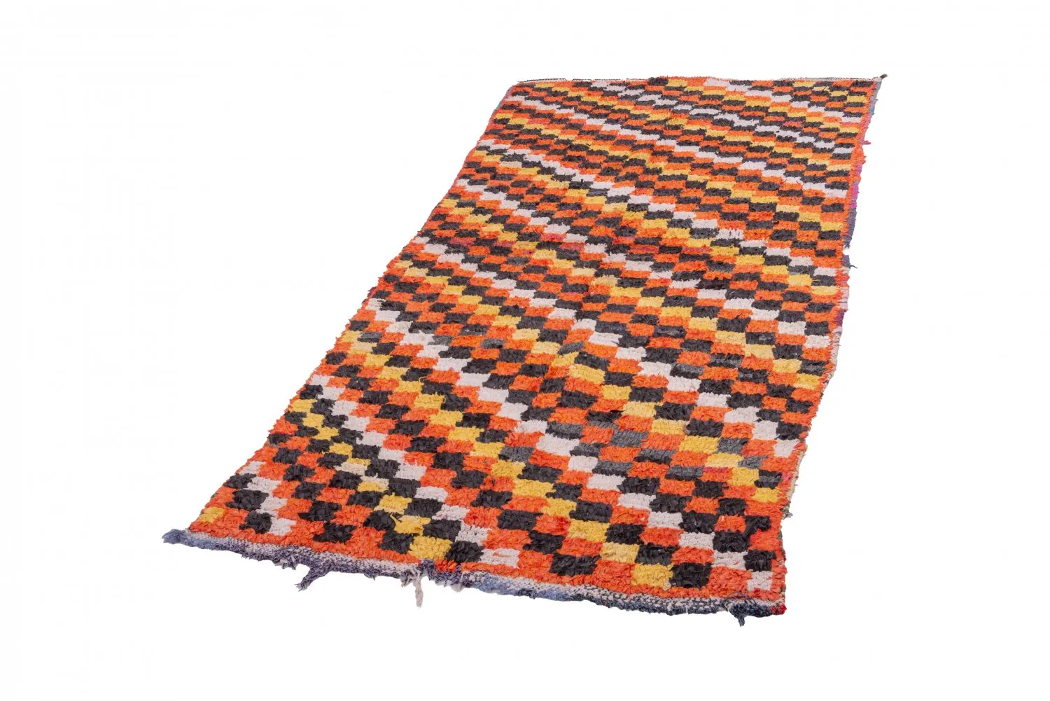 Tapete Berbere Marroquino Boucherouite 240 x 110 cm