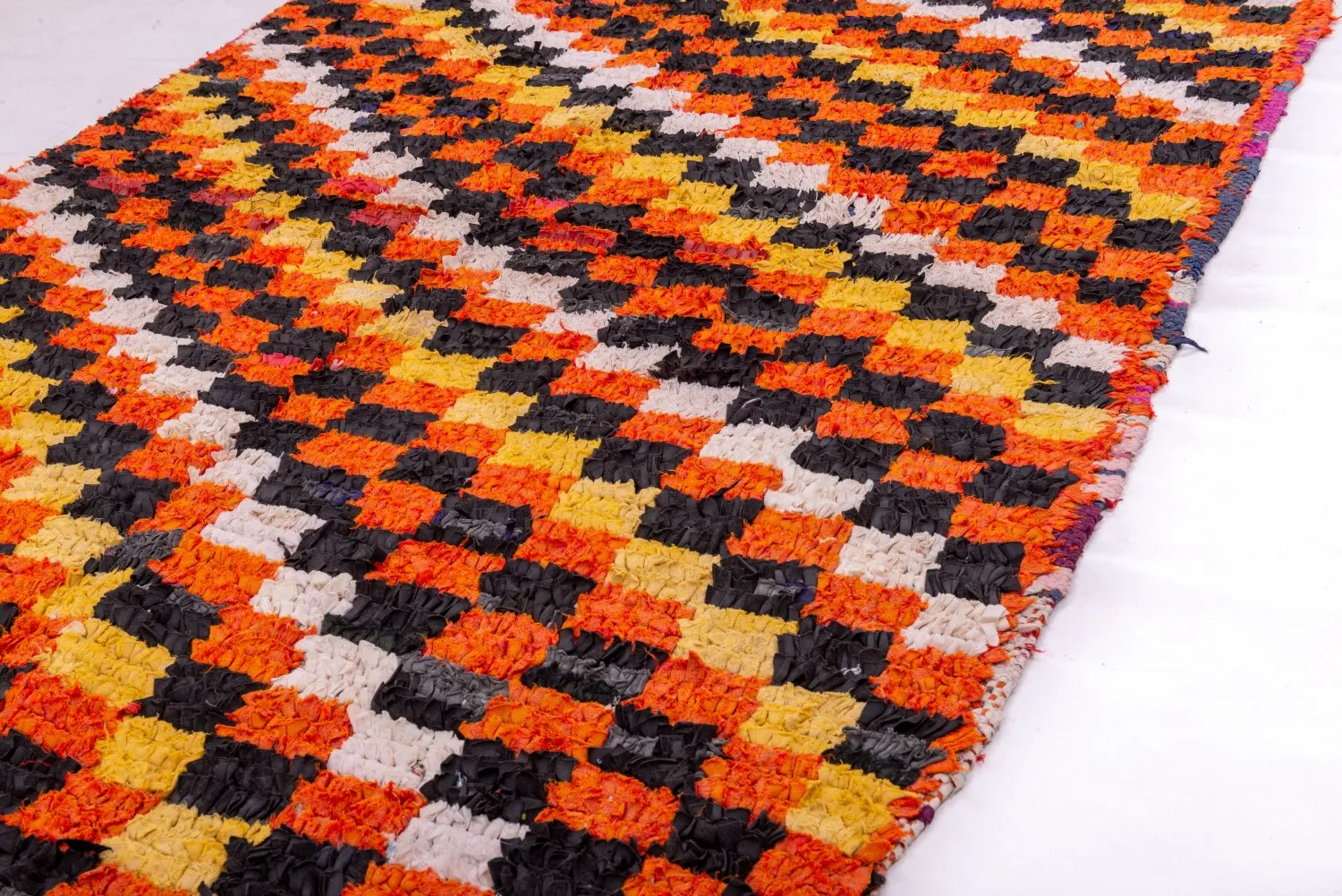 Tapete Berbere Marroquino Boucherouite 240 x 110 cm